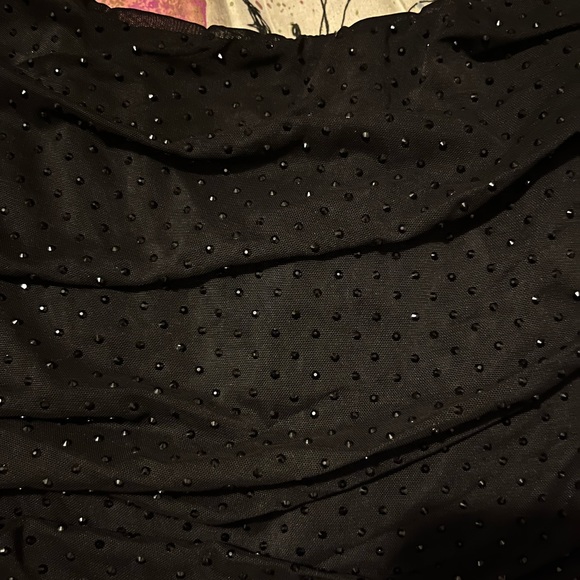 Akira black rhinestone corset - Picture 3 of 7